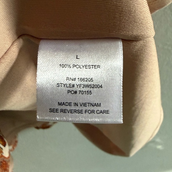 Lucky Brand Multicolor Long Sleeve Dress. PTP 20”. Length 37” - Picture 5 of 6